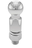 Trailer Ball, 2 5/16", 10,000 lb, 1-1/4" X 2-5/8" SHANK, 2" RISE
