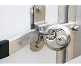 ROUND STAINLESS STEEL PAD LOCK, DOOR LOCK (SET OF 3)