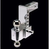 FLASH "E" SERIES ALUMINUM BALL MOUNT-ADJUSTABLE-2" RECEIVER, 10K, 6" DROP/7"RISE