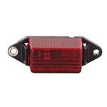 RECTANGULAR MINI CLEARANCE LIGHT-RED