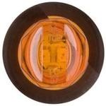 ROUND MINI MARKER/CLEARANCE LIGHT-AMBER, LED-2 DIODE