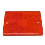 RECTANGULAR CLEARANCE LIGHT/REFLECTOR REPLACEMENT LENS -RED