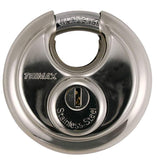 ROUND STAINLESS STEEL PAD LOCK, DOOR LOCK (SET OF 3)